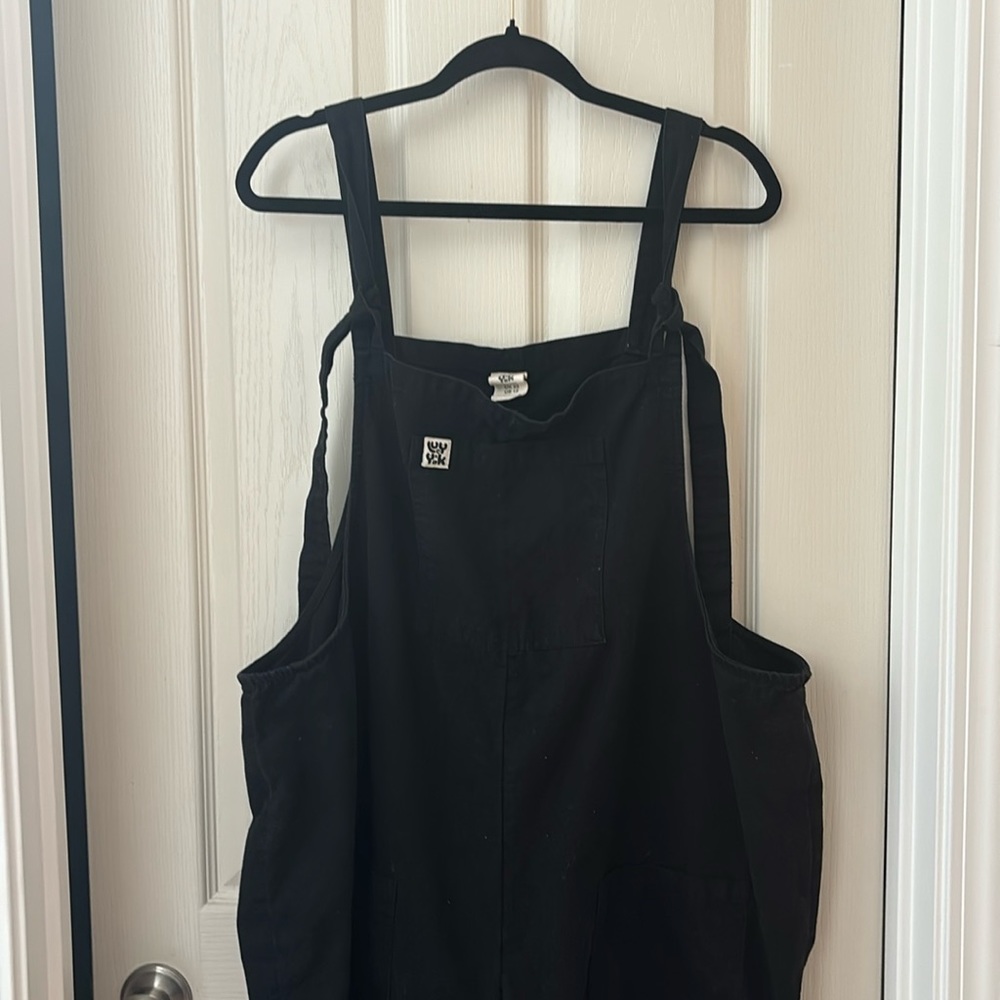 Lucy and Yak original dungaree shorts
